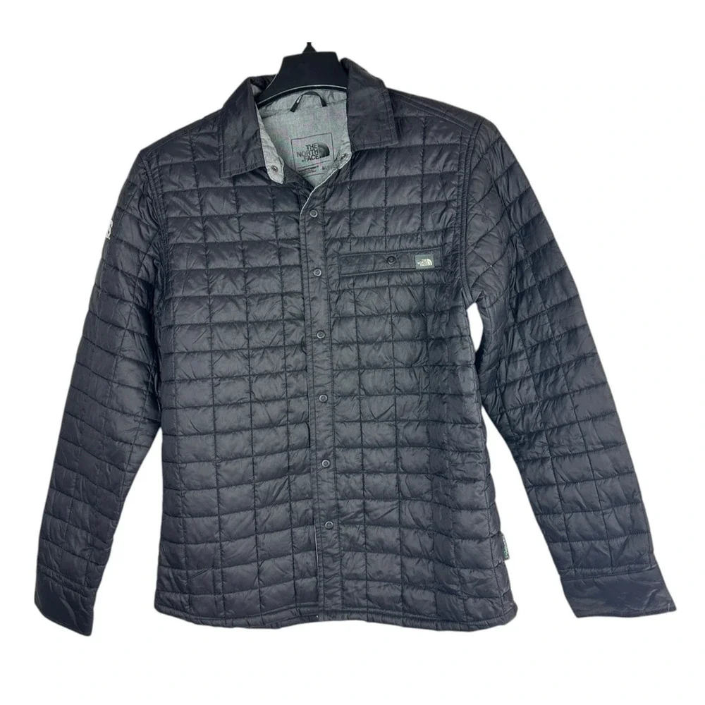 The North Face Thermoball Eco Shirt Jacket Black Men's Medium *Company Logo* - Picture 2 of 15